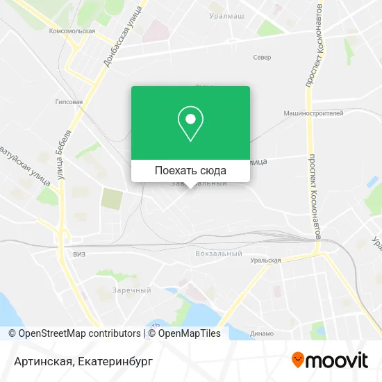 Карта Артинская