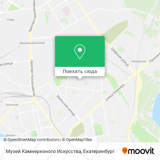 Карта Музей Камнерезного Искусства