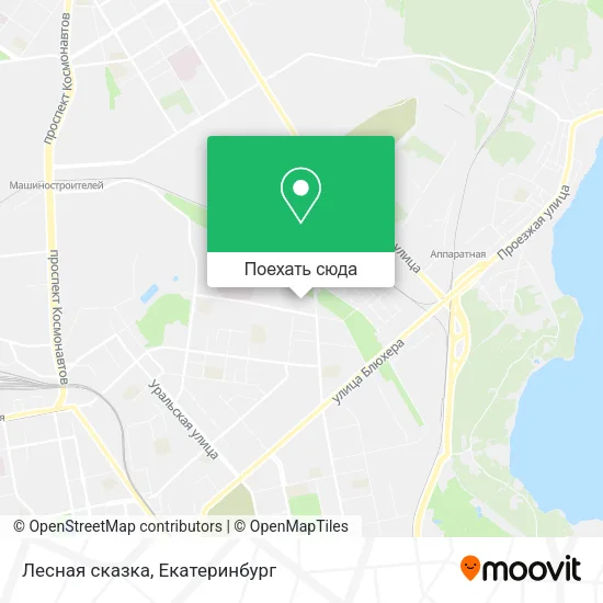 Карта Лесная сказка