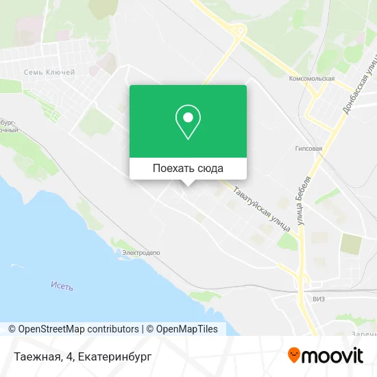 Карта Таежная, 4