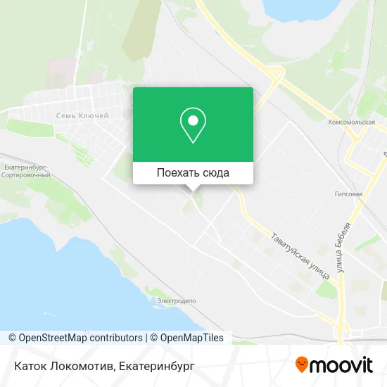 Карта Каток Локомотив
