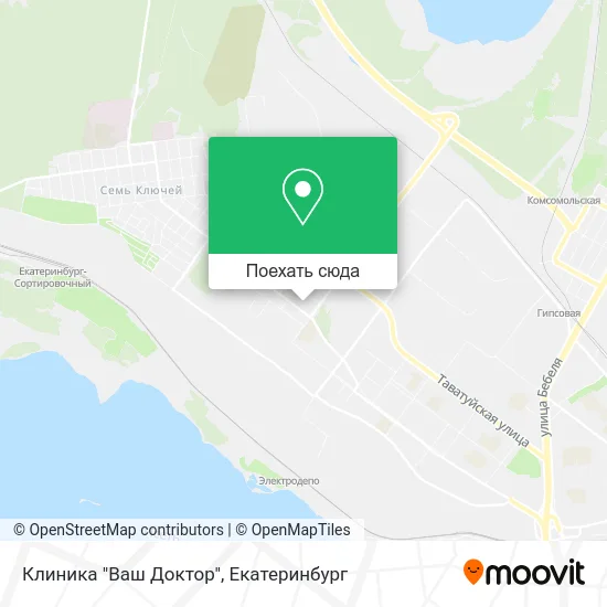 Карта Клиника "Ваш Доктор"