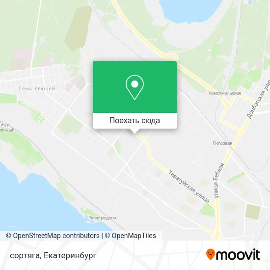 Карта сортяга