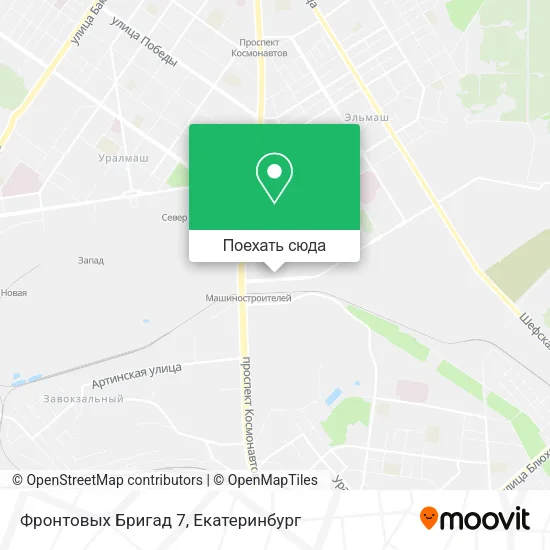 Карта Фронтовых Бригад 7