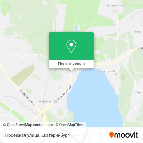 Карта Проезжая улица