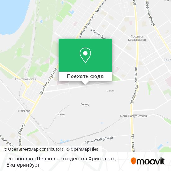 Карта Остановка «Церковь Рождества Христова»