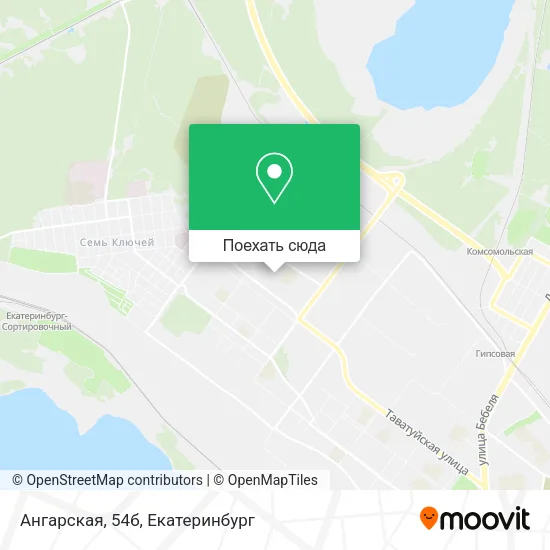 Карта Ангарская, 54б