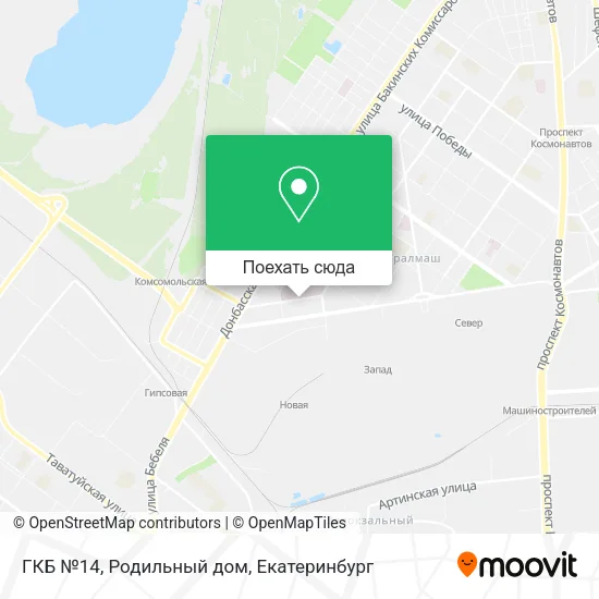 Карта ГКБ №14, Родильный дом