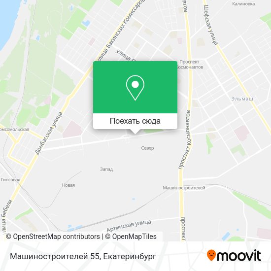 Карта Машиностроителей 55
