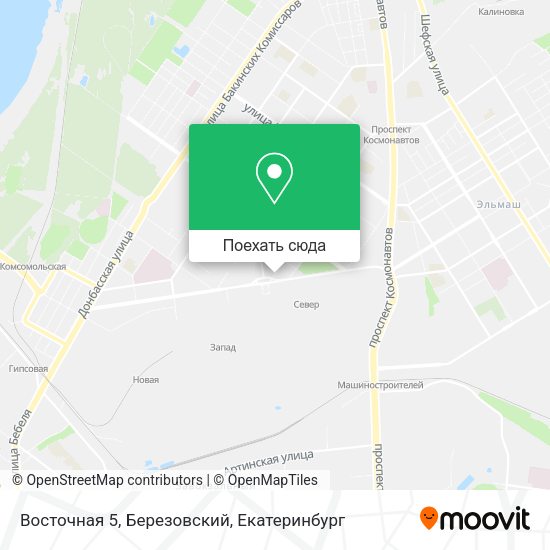 Карта Восточная 5, Березовский