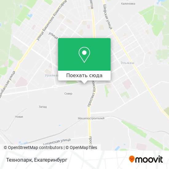 Карта Технопарк