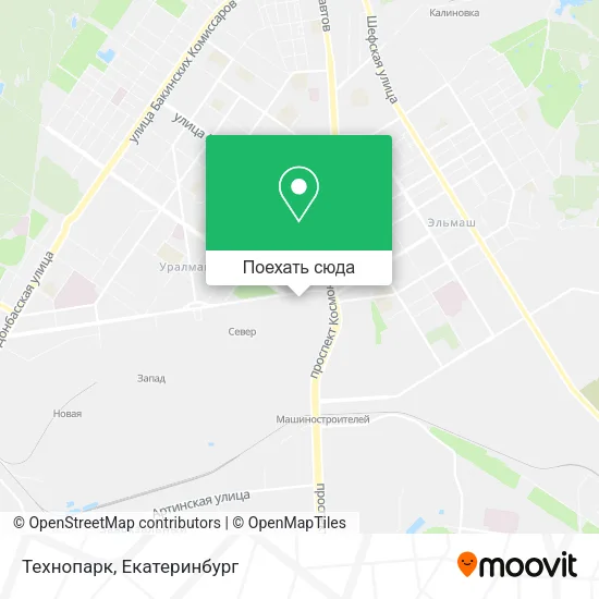 Карта Технопарк