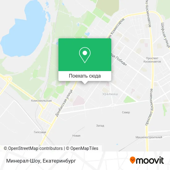 Карта Минерал-Шоу