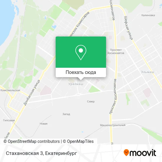Карта Стахановская 3