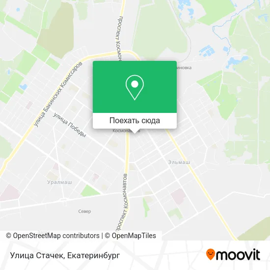 Карта Улица Стачек