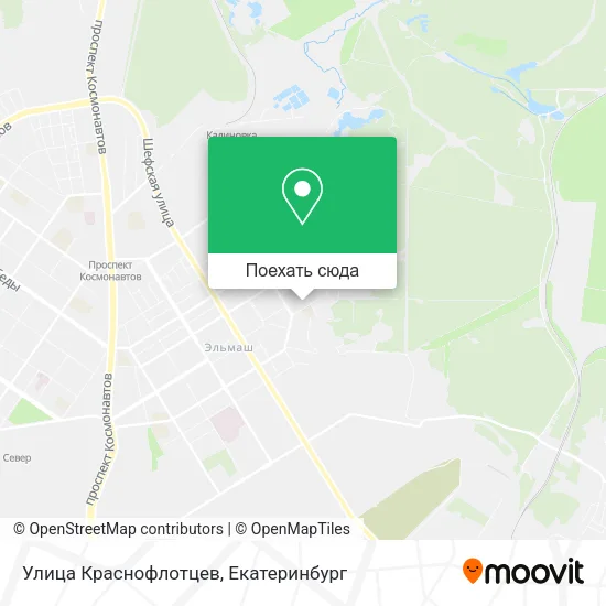 Карта Улица Краснофлотцев