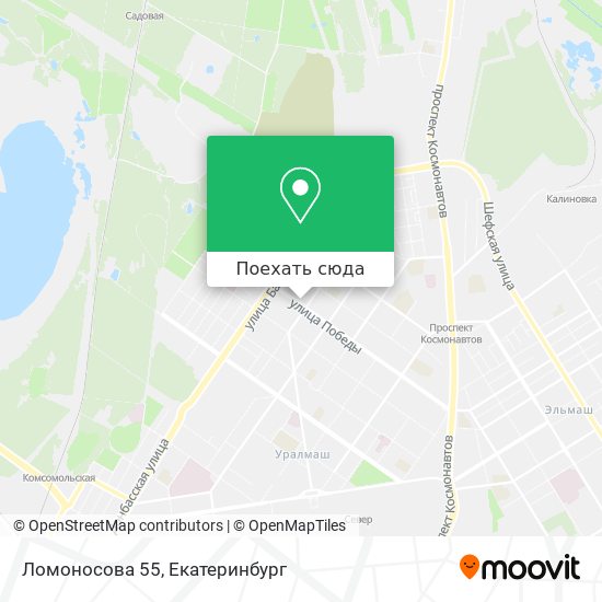 Карта Ломоносова 55