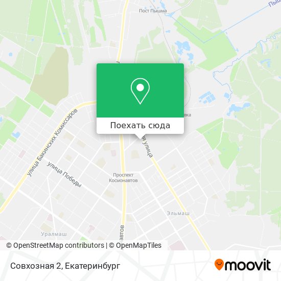Карта Совхозная 2
