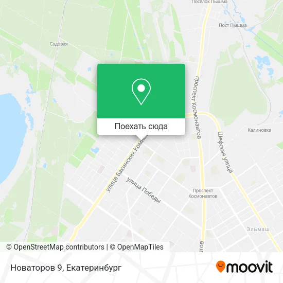 Карта Новаторов 9