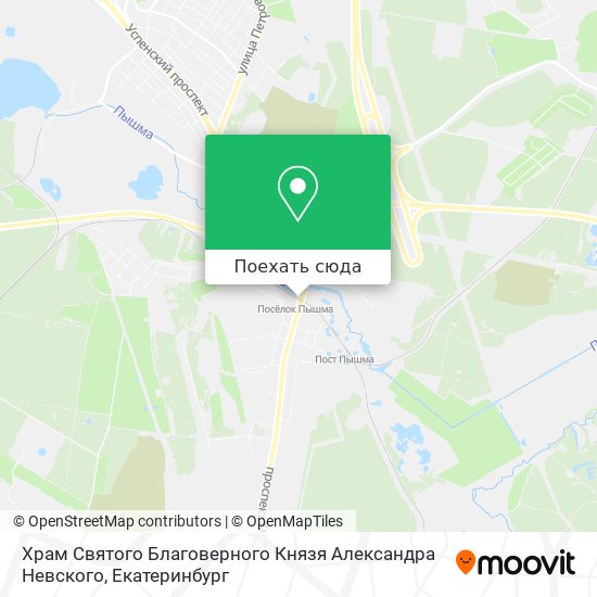 Карта Храм Святого Благоверного Князя Александра Невского