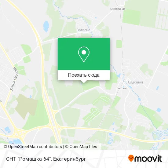 Карта СНТ "Ромашка-64"