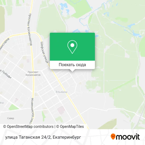 Карта улица Таганская 24/2