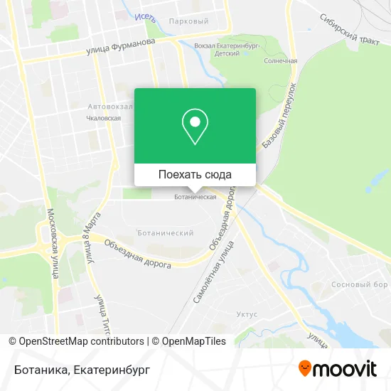 Карта Ботаника