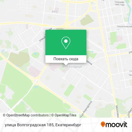 Карта улица Волгоградская 185
