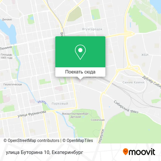 Карта улица Буторина 10