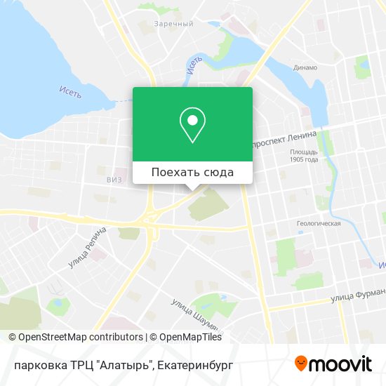 Карта парковка ТРЦ "Алатырь"