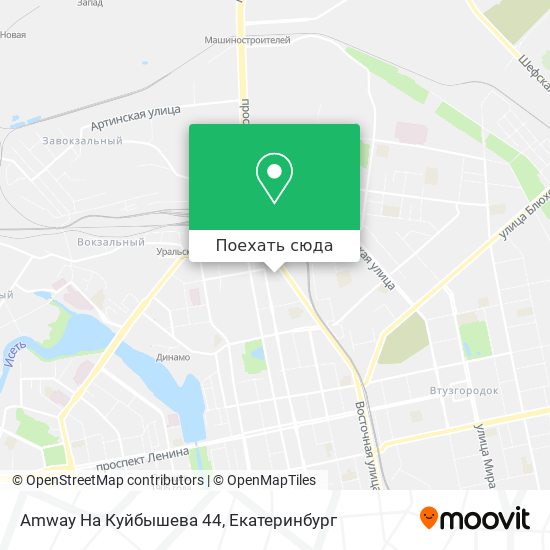 Карта Amway На Куйбышева 44