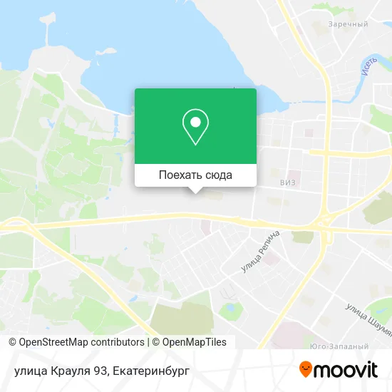Карта улица Крауля 93