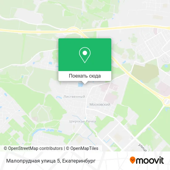 Карта Малопрудная улица 5