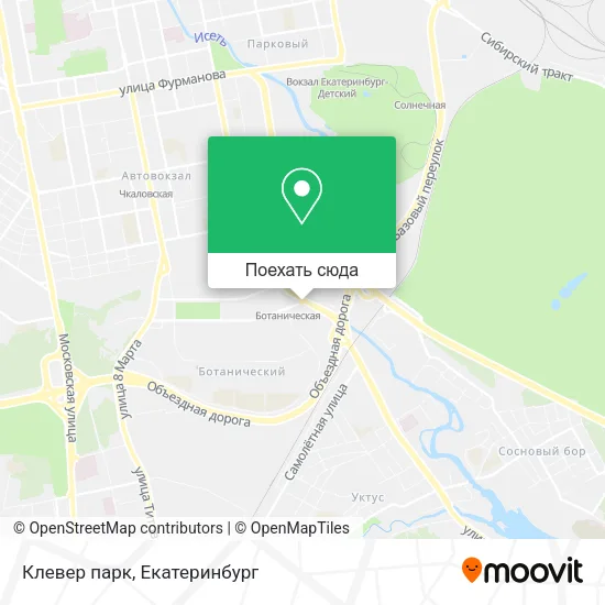Карта Клевер парк