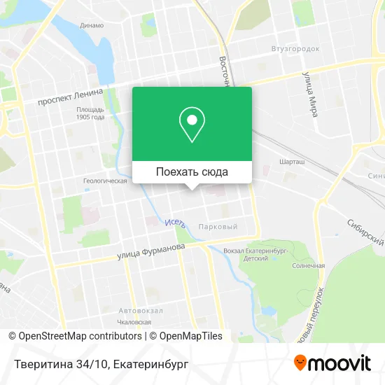 Карта Тверитина 34/10