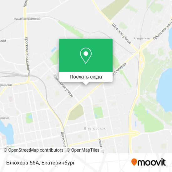 Карта Блюхера 55А