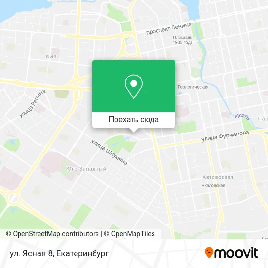Карта ул. Ясная 8