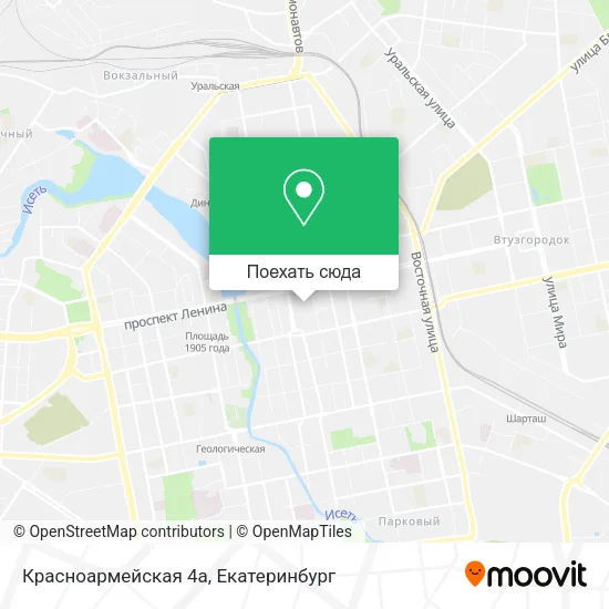 Карта Красноармейская 4а