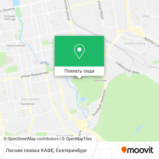 Карта Лесная сказка КАФЕ