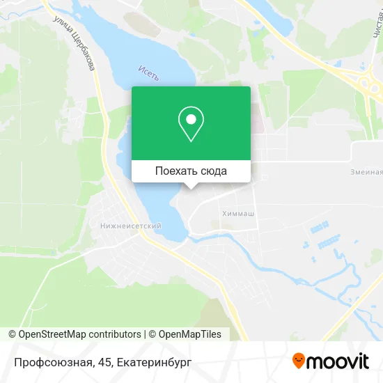 Карта Профсоюзная, 45
