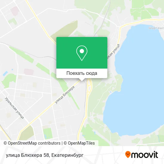 Карта улица Блюхера 58