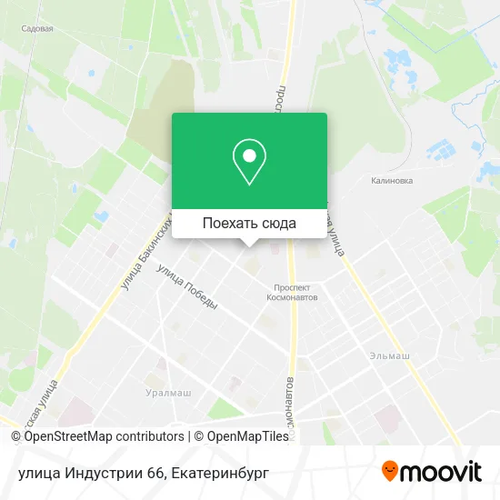 Карта улица Индустрии 66