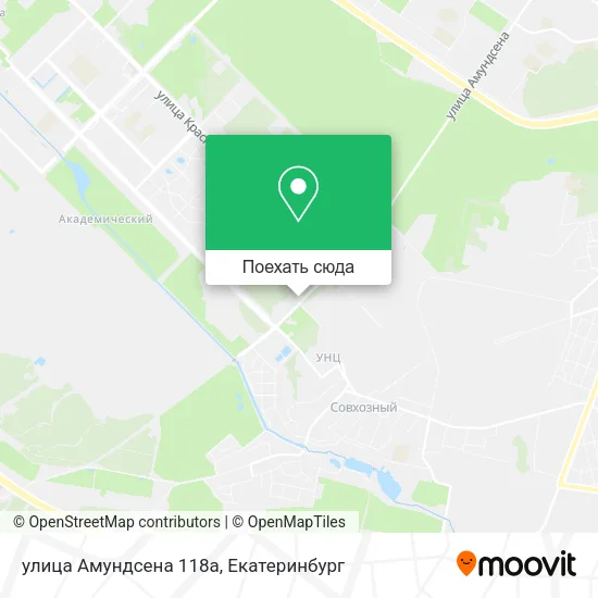 Карта улица Амундсена 118а
