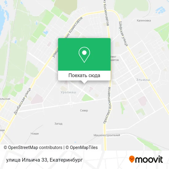 Карта улица Ильича 33