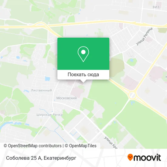 Карта Соболева 25 А