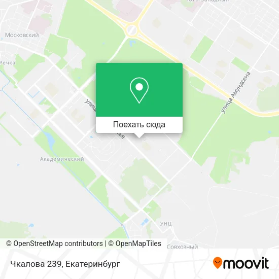 Карта Чкалова 239