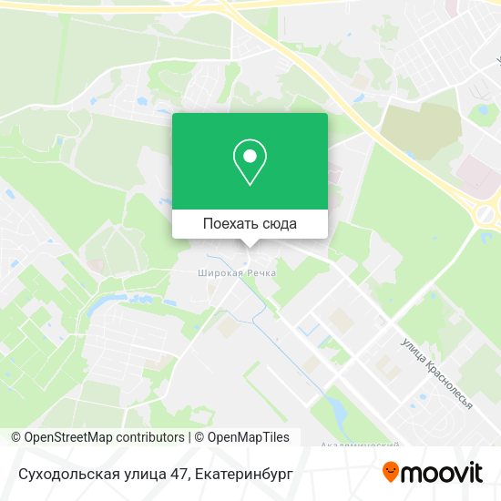 Карта Суходольская улица 47