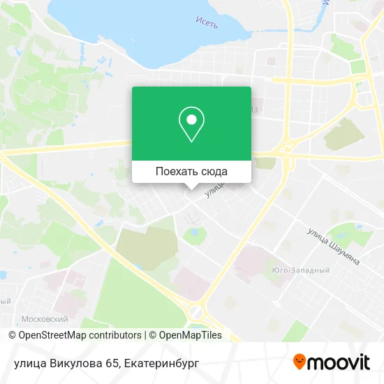 Карта улица Викулова 65