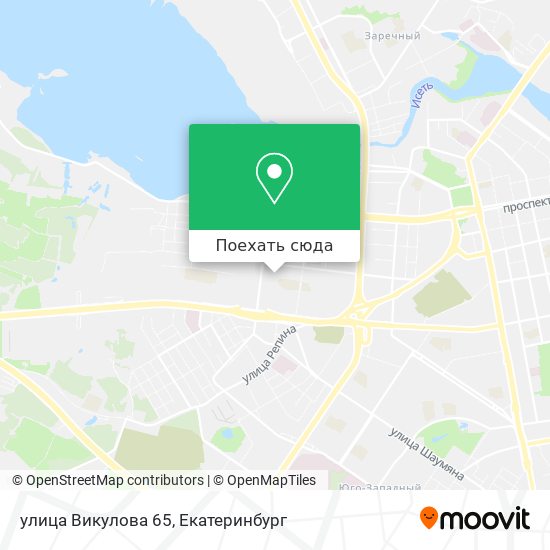 Карта улица Викулова 65