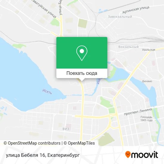 Карта улица Бебеля 16